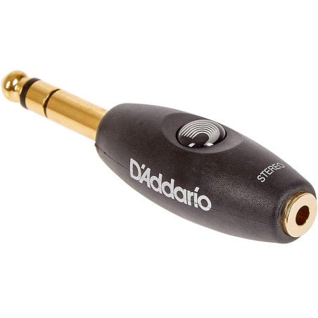 D'ADDARIO PW-P047E Adaptador TRS plug 1/8" - 1/4"