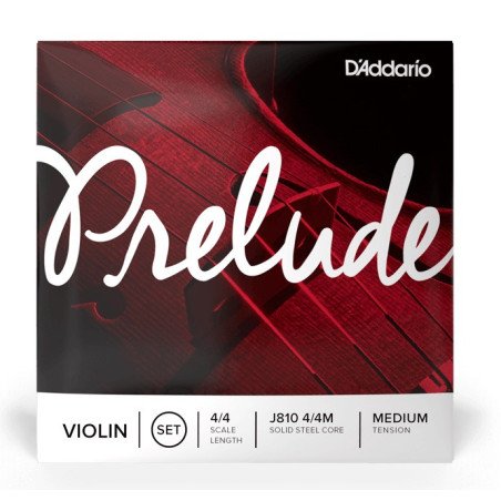Juego cuerdas violín D'Addario Prelude J810 Sonido cálido y rico