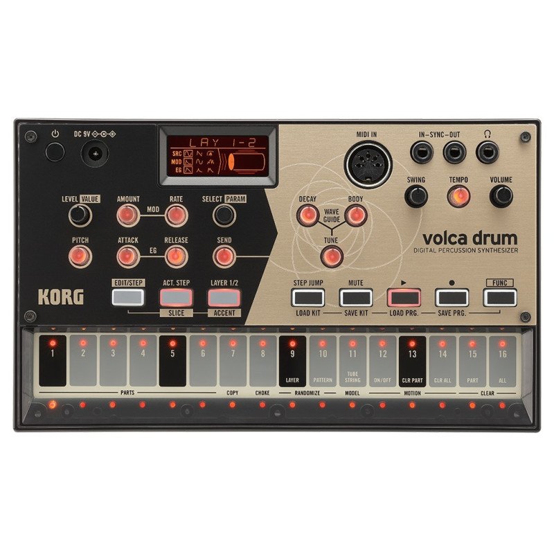 KORG VOLCA DRUM Sintetizador de percusión digital Batería