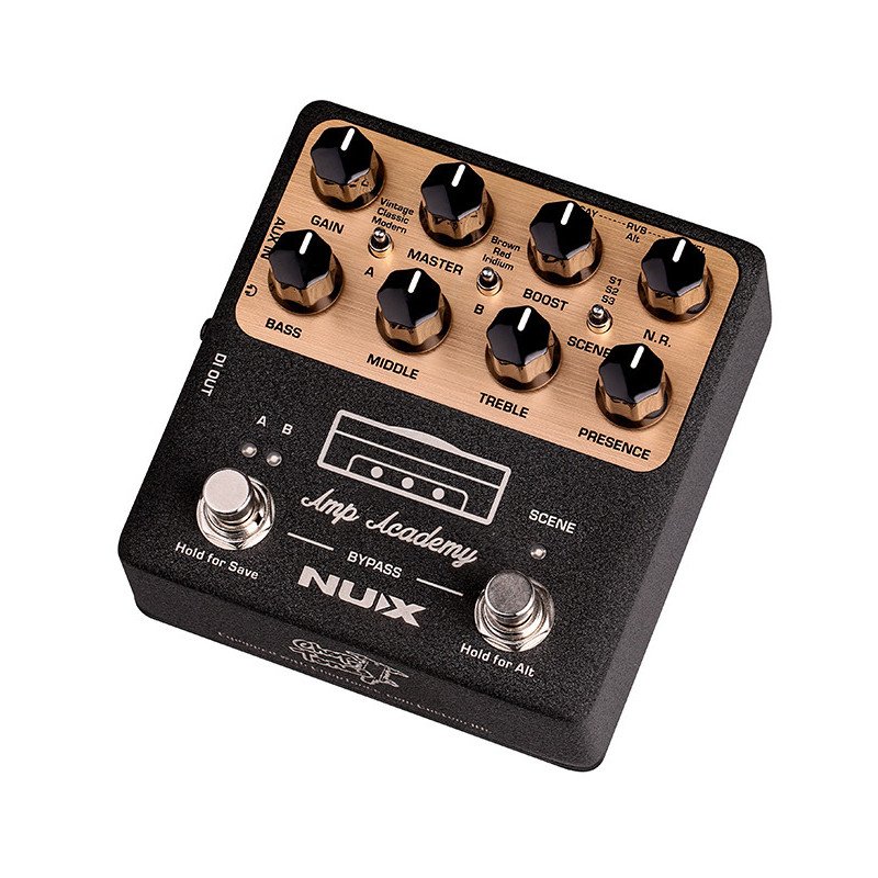 Pedal Nux NGS-6 Amp Academy Simulador amplificador guitarra eléctrica