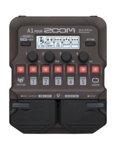 ZOOM A1 Pedalera guitarra acustica 2