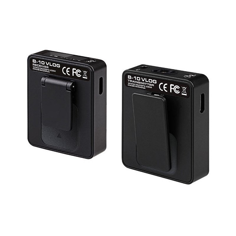 Sistema de micrófono inalámbrico NUX B10 VLOG: audio de alta calidad para vlogs y videos