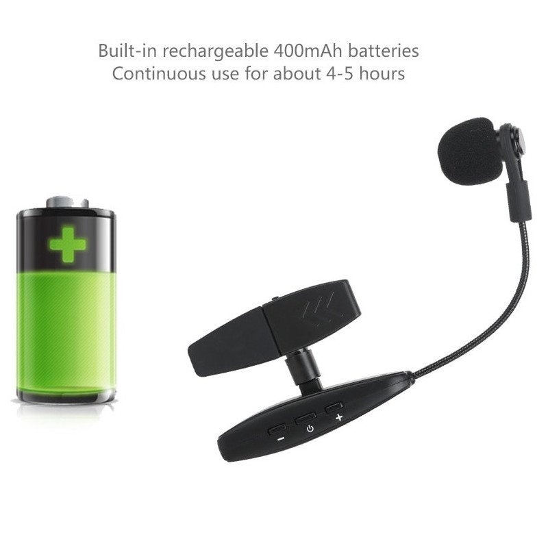 Micrófono inalámbrico para instrumentos de viento KX621-02: sonido claro y de alta calidad