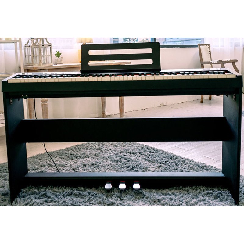 KIT PIANO NUX NPK10 PERFORMANCE CON SOPORTE NPS-1 Y PEDALES
