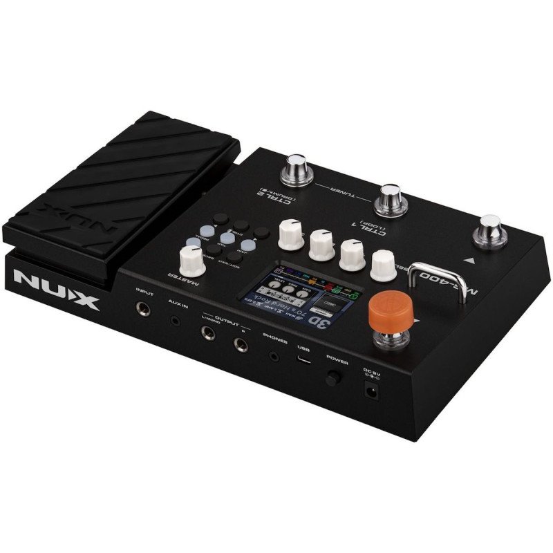 Pedalera Nux Mg-400 para guitarra electrica y bajo