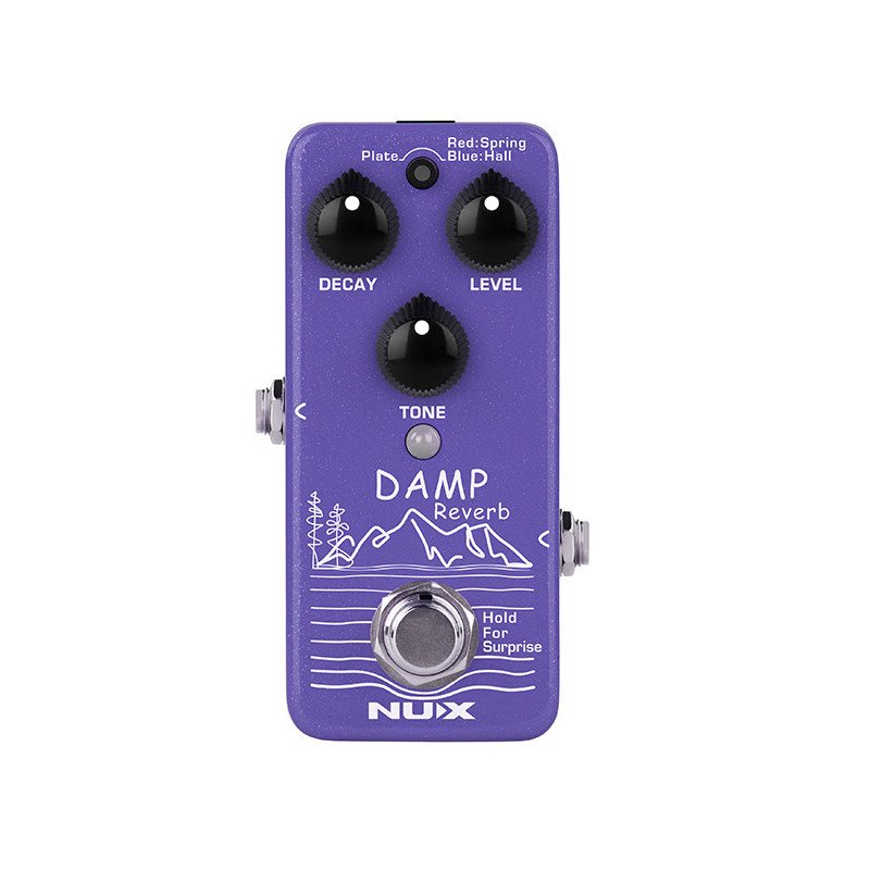 NUX DAMP REVERB NRV-3 Pedal de efecto Reverb para guitarra eléctrica