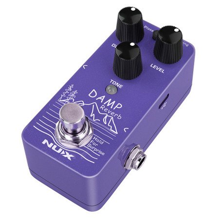 Pedal de reverberación NUX DAMP REVERB NRV-3: sonido espacial y envolvente para guitarra