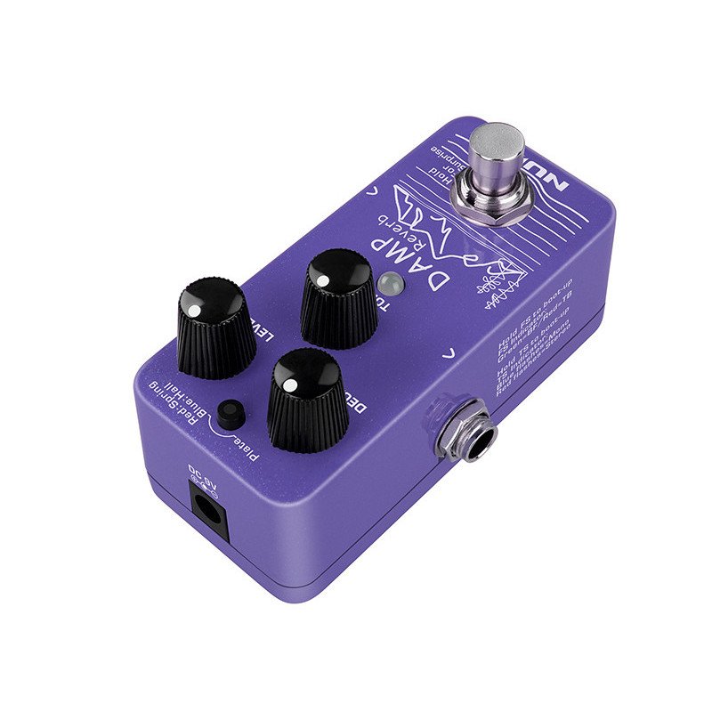 Pedal de reverberación NUX DAMP REVERB NRV-3: sonido espacial y envolvente para guitarra