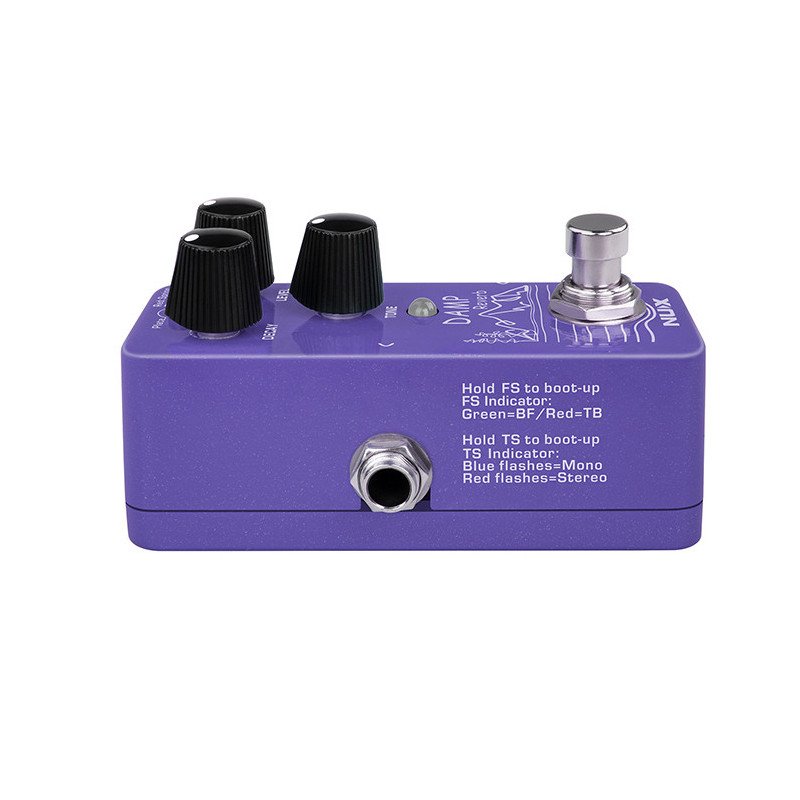 Pedal de reverberación NUX DAMP REVERB NRV-3: sonido espacial y envolvente para guitarra