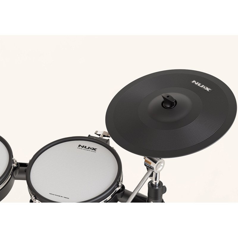 Batería electrónica Nux Dm-8 con pads de malla y soporte hats