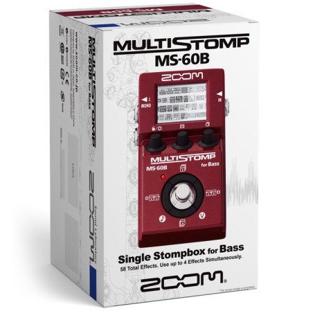 ZOOM MS-60B/GL Pedal Multiefectos para bajo