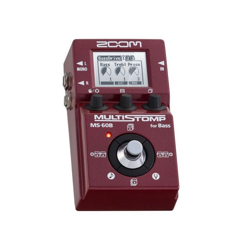ZOOM MS-60B/GL Pedal Multiefectos para bajo