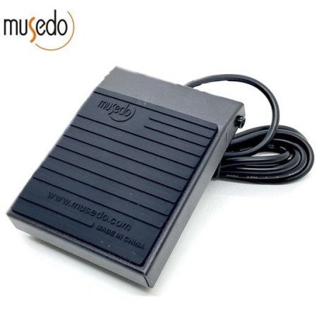 Pedal de sustain Musedo Tb-004 para teclados pianos y sintetizadores