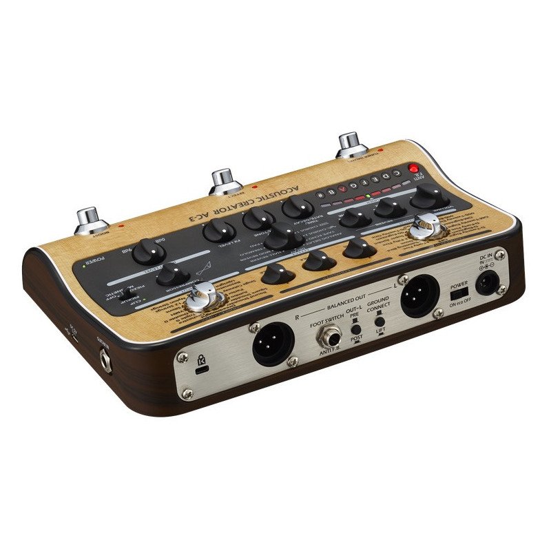Pedalera Multi efectos Zoom Ac-2 para instrumentos acústicos
