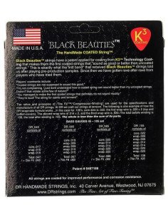 DR STRINGS BLACK BEAUTIES BKB5-45 Encordado para bajo 5 cuerdas 2