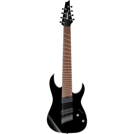 IBANEZ RGMS8-BK Guitarra electrica 8 cuerdas multiescala