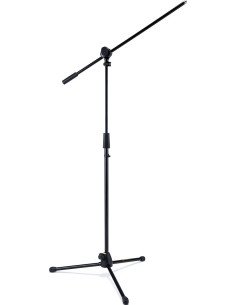 Hercules MS432B - Soporte de micrófono de pie resistente y versátil