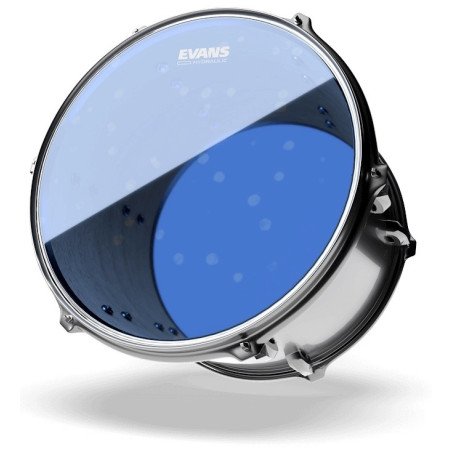 EVANS TT08HB HYDRAULIC Parche de 8" para toms color azul