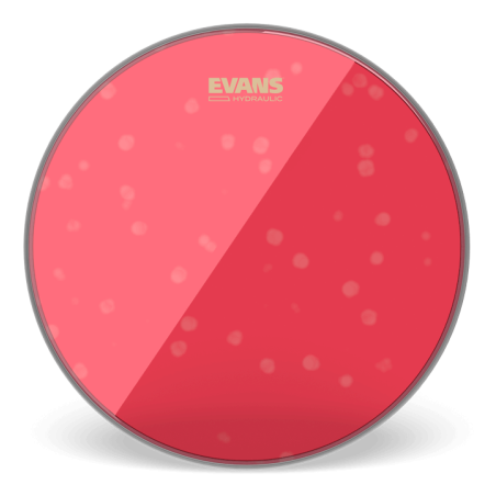 EVANS TT13HR HYDRAULIC Parche de 13" para toms color rojo
