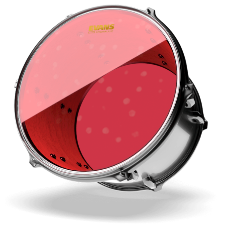 EVANS TT14HR HYDRAULIC Parche de 14" para toms color rojo