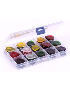 ALICE AP-100JM Caja de 100 picks para guitarra