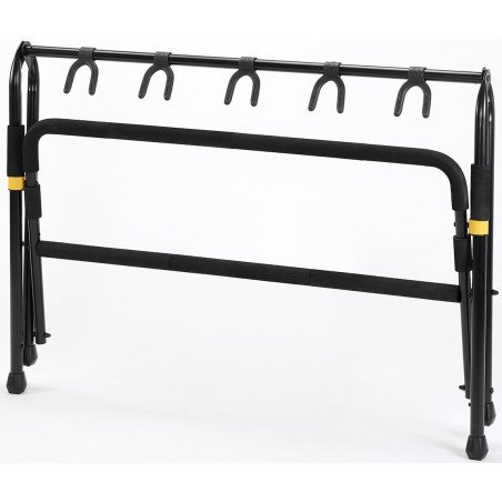 Soporte de 5 guitarras Hercules GS525B - Estabilidad y portabilidad