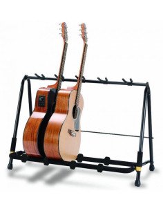 Soporte de 5 guitarras Hercules GS525B - Estabilidad y portabilidad 2