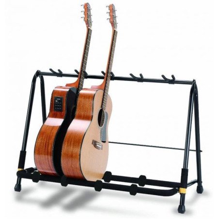 Soporte de 5 guitarras Hercules GS525B - Estabilidad y portabilidad