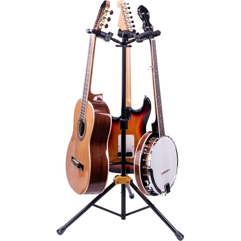 HERCULES GS432B PLUS Soporte triple para guitarras