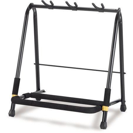 HERCULES GS523B Soporte tipo rack para 3 guitarras