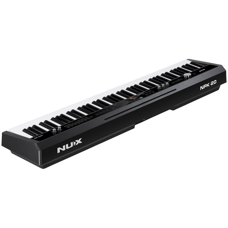 KIT Piano Digital NUX NPK-20 BK + Atril en doble X