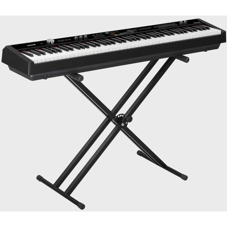 KIT Piano Digital NUX NPK-20 BK + Atril en doble X