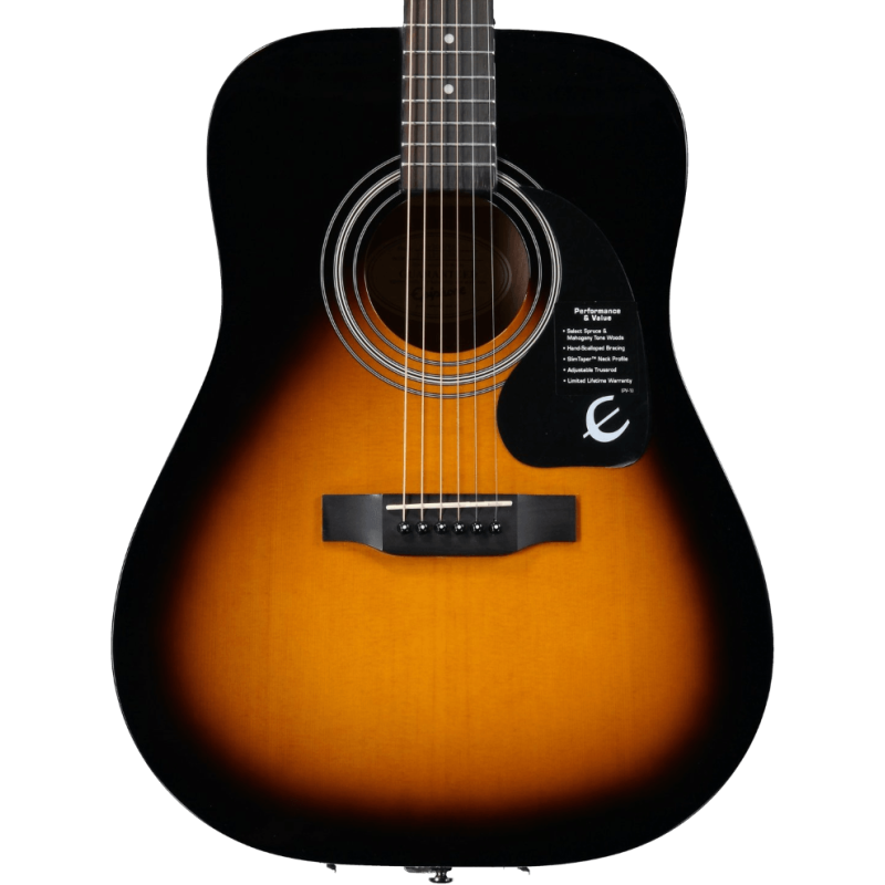 EPIPHONE DR-100 VINTAGE SUNBURST EA10VSCH1 Guitarra acústica folk