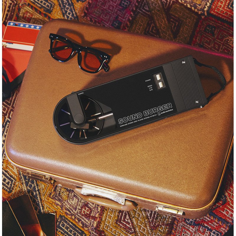 Tocadiscos portátil Audio-Technica AT-SB727-BK: Disfruta de tu música en cualquier lugar