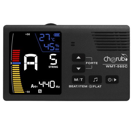 CHERUB WMT-565C Metronomo y afinador recargable