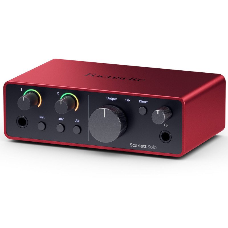 FOCUSRITE SCARLETT SOLO 4ª GEN Interfaz de audio