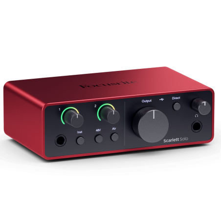 FOCUSRITE SCARLETT SOLO 4ª GEN Interfaz de audio