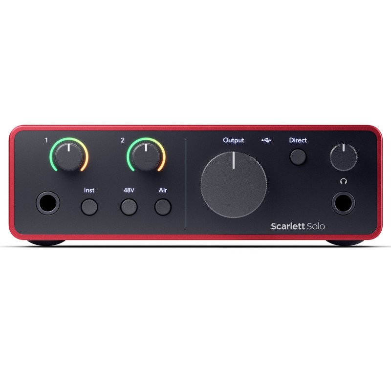FOCUSRITE SCARLETT SOLO 4ª GEN Interfaz de audio