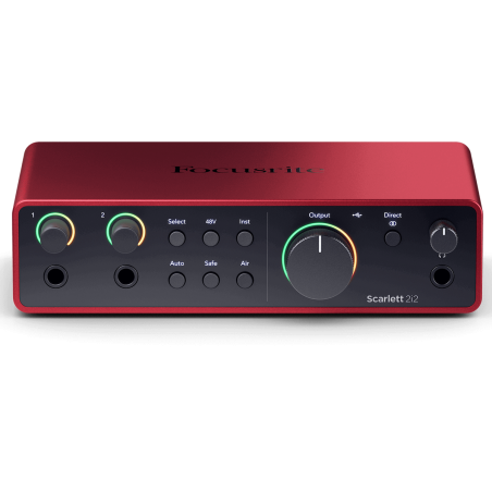 FOCUSRITE SCARLETT 2i2 4ª GEN Interfaz de audio