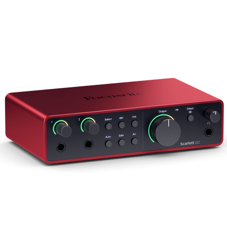 FOCUSRITE SCARLETT 2i2 4ª GEN Interfaz de audio