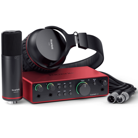 FOCUSRITE SCARLETT 2I2 STUDIO 4ª GEN Kit de grabación