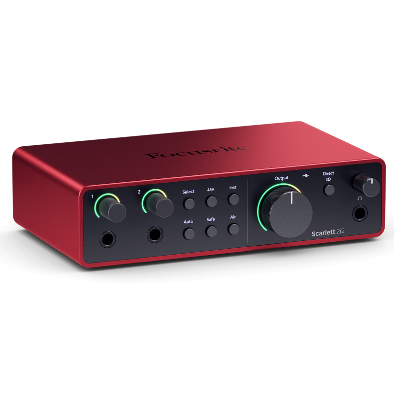 FOCUSRITE SCARLETT 2I2 STUDIO 4ª GEN Kit de grabación