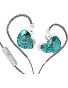 GK G1 CYAN Audífonos In Ears con micrófono