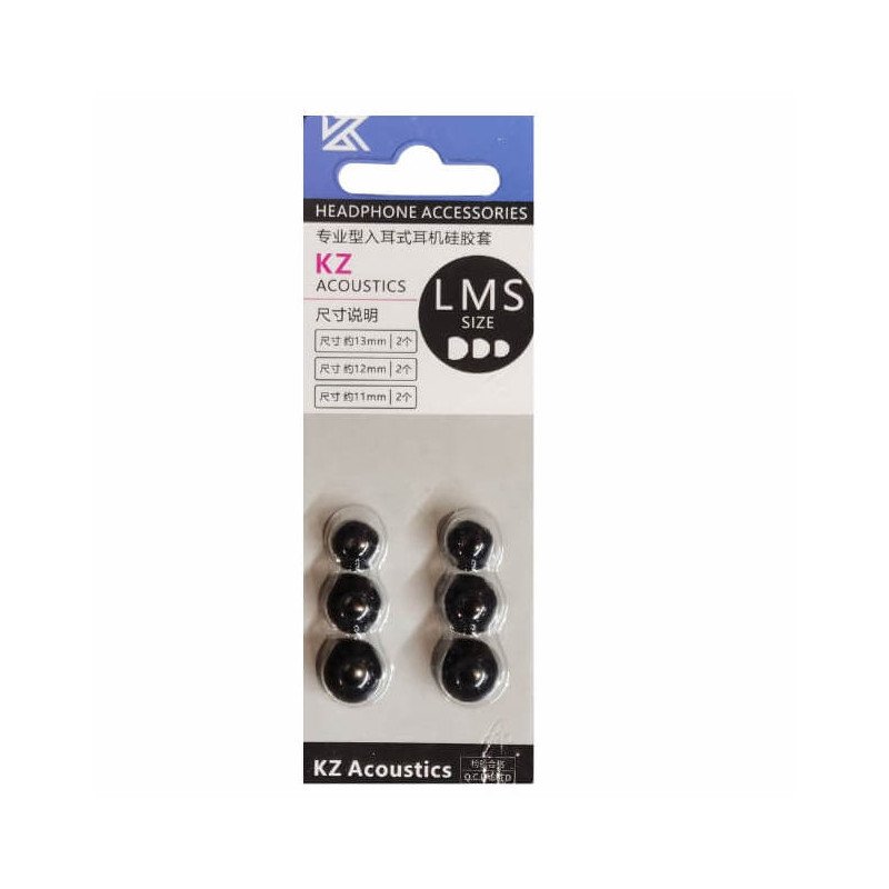 KZ SILICON Set de Tapones en silicona para audífonos