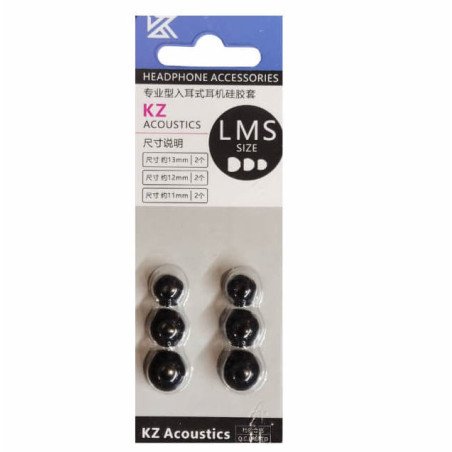 KZ SILICON Set de Tapones en silicona para audífonos