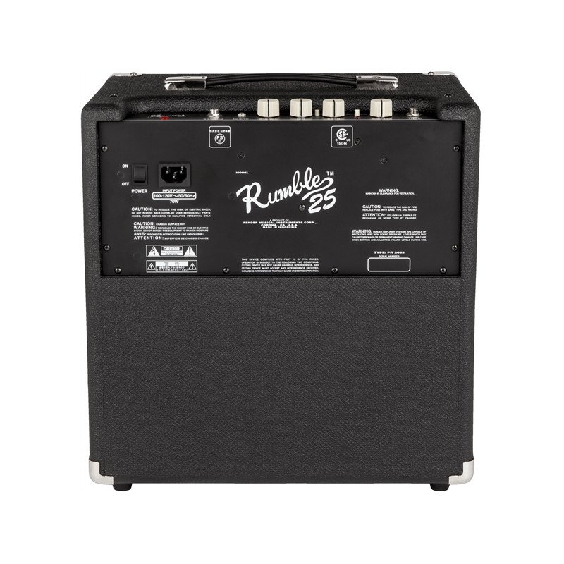 Fender Rumble 25 V3: Amplificador de bajo compacto con sonido Fender clásico