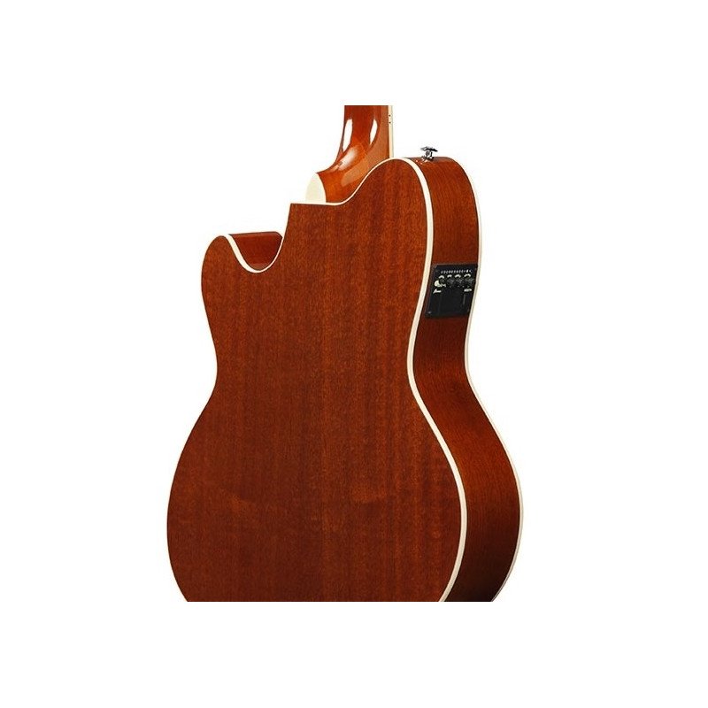 IBANEZ TCM50-VBS: Guitarra electroacústica versátil y asequible con un sonido cálido y equilibrado