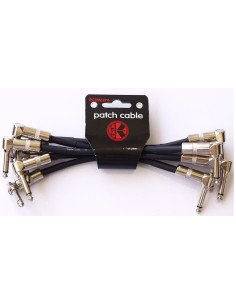 KIRLIN IPV6-243 Bk Set de 6 cables blindados ínter pedales