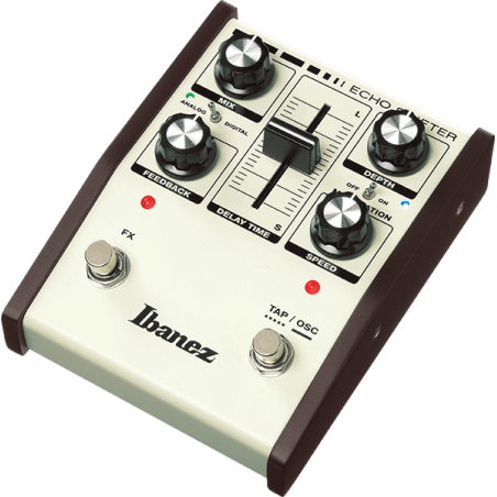 IBANEZ ES3 ECHO SHIFTER: Pedal de efectos de retardo analógico/digital con sonido cálido y natural