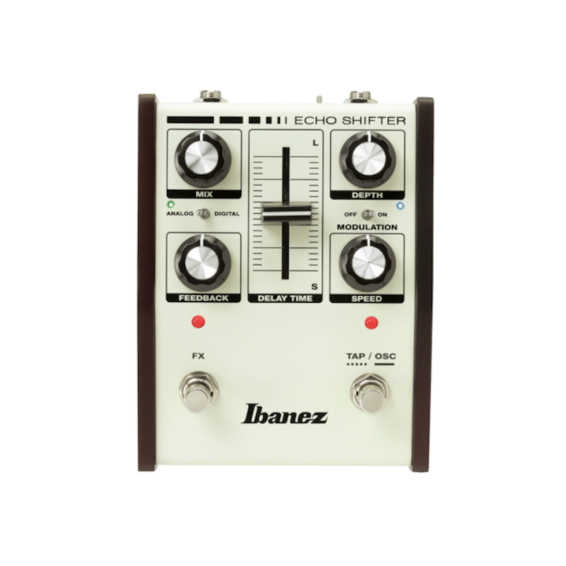 IBANEZ ES3 ECHO SHIFTER: Pedal de efectos de retardo analógico/digital con sonido cálido y natural